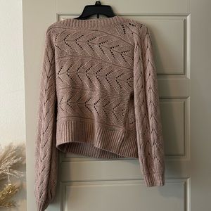 Abercrombie pink sweater